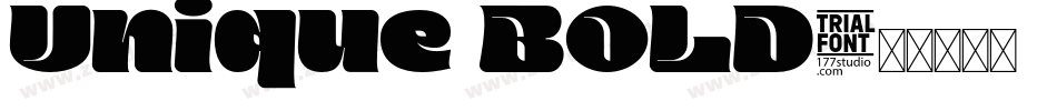 Unique BOLD字体转换